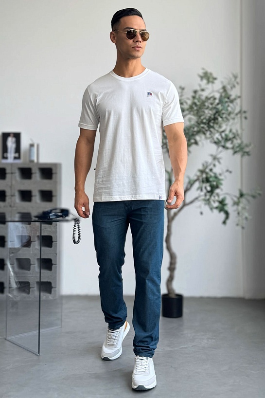 Мужская белая футболка Hugo Boss