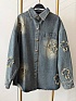 Женская джинсовая куртка Chrome Hearts premium