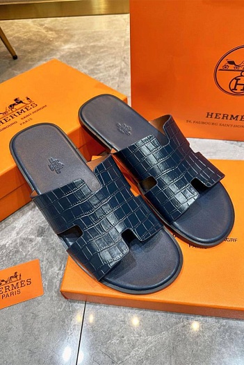 Мужские шлёпанцы Hermes Izmir - Navy   