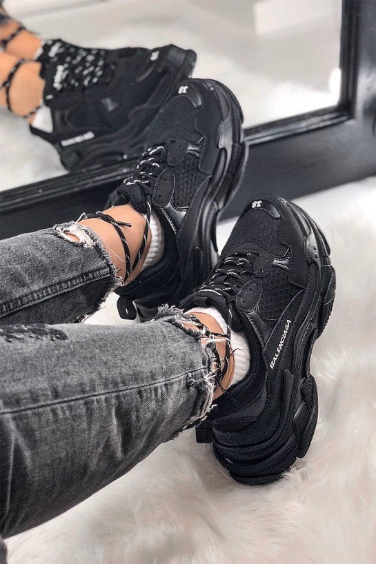 Кроссовки Balenciaga Triple S - Triple Black