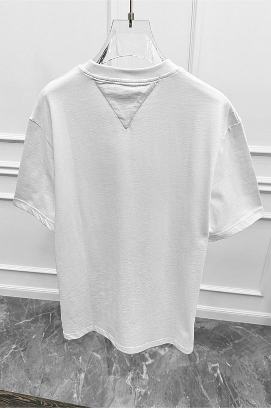 Белая оверсайз футболка Bottega Veneta Bear print