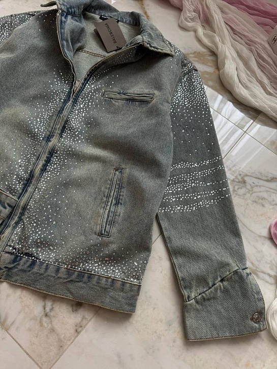 Женская джинсовая куртка Balenciaga