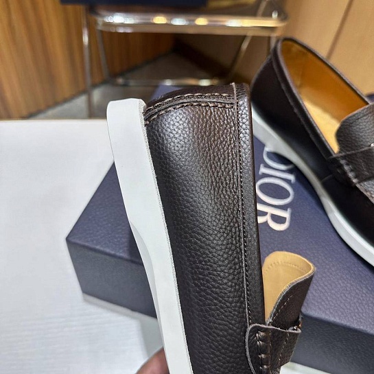 Мужские кожаные лоферы Dior