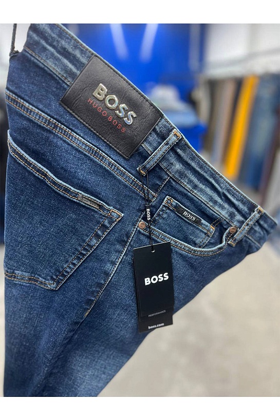 Мужские синие джинсы Hugo Boss