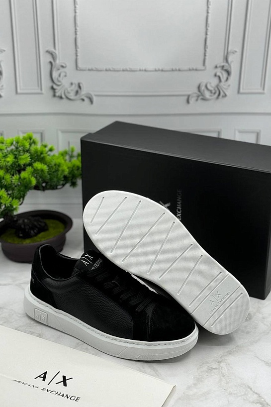 Мужские комбинированные кроссовки Armani Exchange