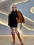 Женский чёрный костюм двойка MIU MIU