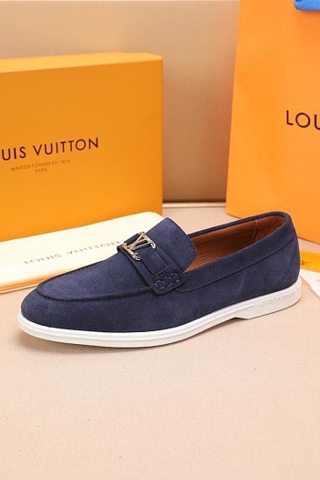 Мужские замшевые лоферы Louis Vuitton Estate   