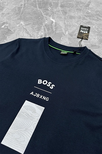 Синяя футболка Hugo Boss x AJBXNG   