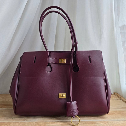 Кожаная сумка Balenciaga Carry All 37x26 см   
