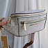 Кожаная поясная сумка Michael Kors Mott 33x16 см - White