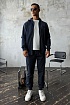 Кофта на молнии Hugo Boss logo-patch - Navy