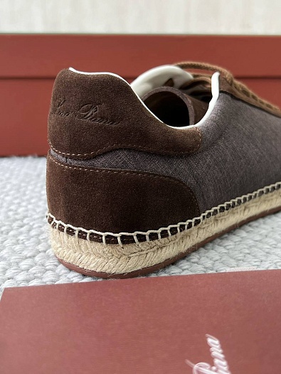 Мужские кроссовки Loro Piana Sea Tennis Walk - Brown   