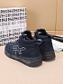 Замшевые кроссовки с мехом Premiata high-top - Navy