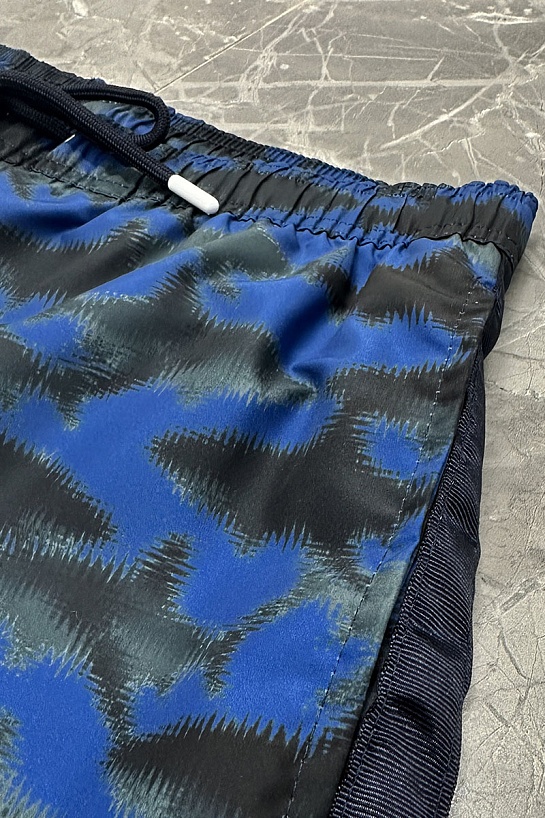 Мужские шорты Paul & Shark blurred shark - Blue / Black
