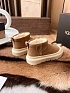 Женские замшевые ботинки UGG Classic Mini Hybrid - Chestnut / White