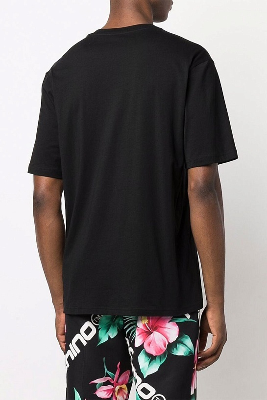 Мужская чёрная футболка Moschino