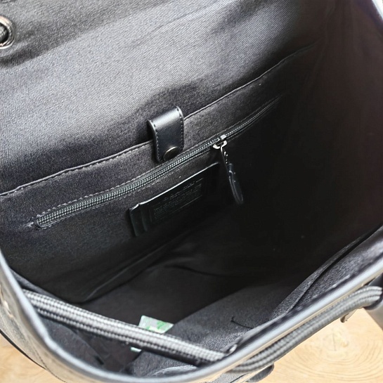 Кожаный рюкзак Disney X Coach Track With Patches 41x28 см