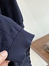 Мужское тёмно-синее поло Loro Piana premium