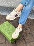 Женские кожаные кроссовки Gucci GG Screener