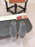 Мужские замшевые шлёпанцы Loro Piana