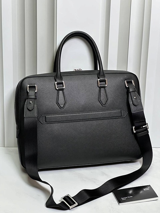 Кожаный портфель Montblanc Sartorial premium 39x28x5 см