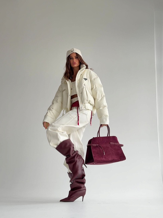 Женская куртка Prada premium - White