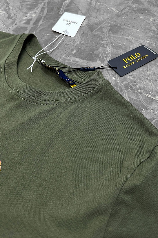 Мужская футболка Роlо Ralрh Lаurеn "Bear" - Green
