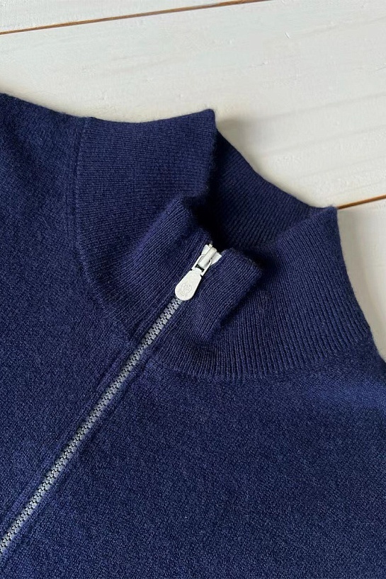 Кашемировый свитер Brunello Cucinelli Premium - Dark Blue