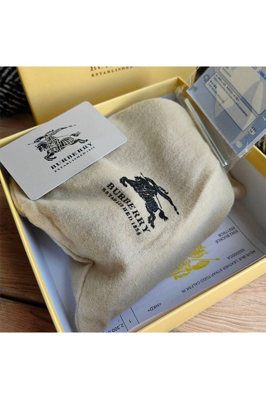 Кожаный ремень Burberry (длина 105 / 110 см)