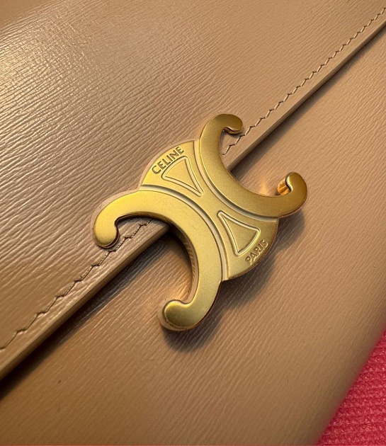 Портмоне Celine Tromphe Premium 19x10x3 см - Beige