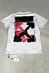 Белая оверсайз футболка Off-White Acrylic Arrow