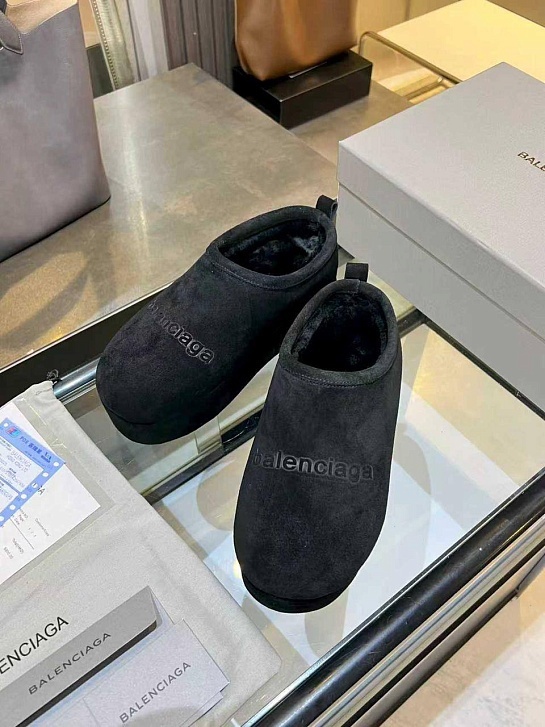 Женские ботинки сабо Balenciaga Alaska 55 premium - Black