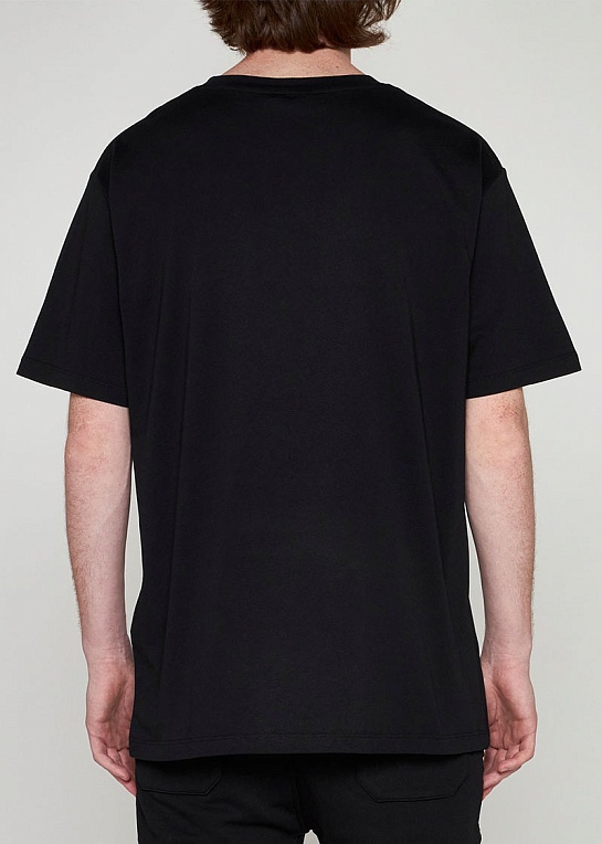 Футболка чёрного цвета Balmain metallic coin