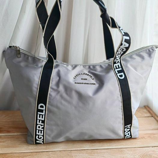 Дорожная сумка Karl Lagerfeld 56x35 см - Grey   