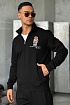 Чёрный спортивный костюм Polo Ralph Lauren "Bear"