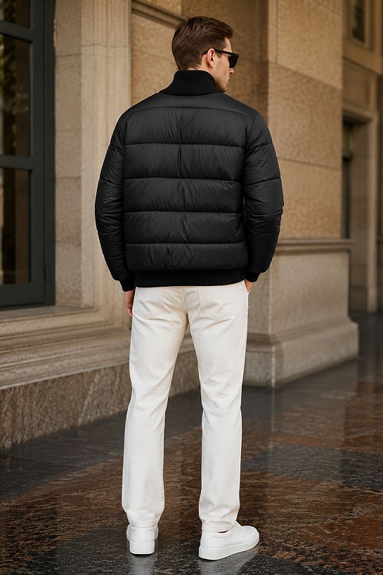 Мужская чёрная куртка Zegna