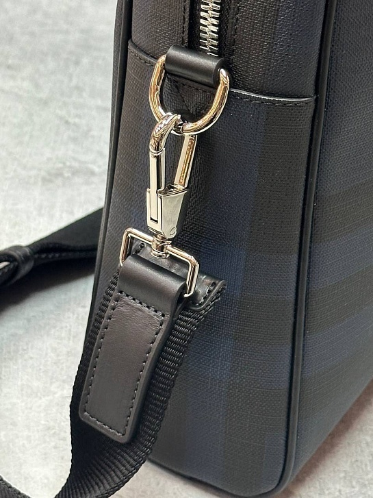 Мужской портфель Burberry Ainsworth Premium 37x26x9 см - Navy