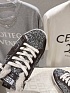 Женские комбинированные кроссовки с мехом Golden Goose Ball Star premium