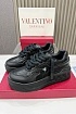 Кожаные кроссовки Valentino One Stud XL - Black