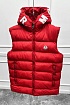 Мужской жилет Moncler красного цвета