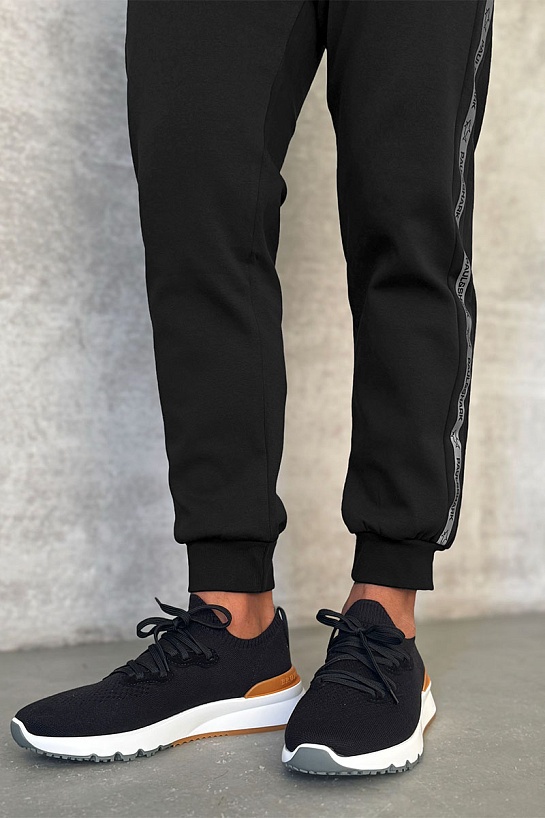 Чёрные спортивные штаны Paul & Shark