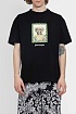 Чёрная оверсайз футболка Palm Angels Boxer Bob graphic-print