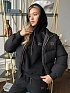 Женский чёрный костюм тройка MIU MIU