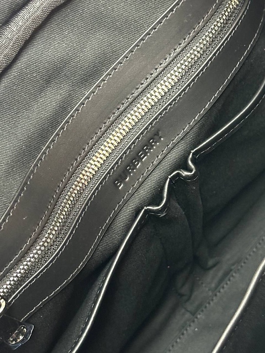 Мужской портфель Burberry Ainsworth Premium 37x26x9 см - Black