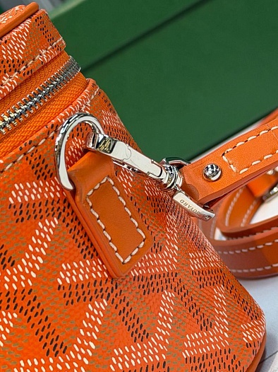 Кожаная сумка Goyard Muse Mini Vanity ​premium 16,5x10,5x8 см   