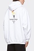 Оверсайз худи Balenciaga Paris Olympics Flame embroidered-logo
