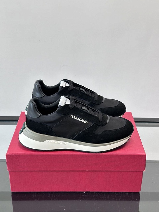 Мужские комбинированные кроссовки Salvatore Ferragamo