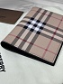 Кожаная обложка для паспорта Burberry Check Premium 14x10x2 см