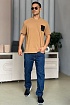 Мужские джинсы тёмно-синего цвета Zegna regular fit