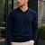 Джемпер тёмно-синего цвета Lacoste V-Neck